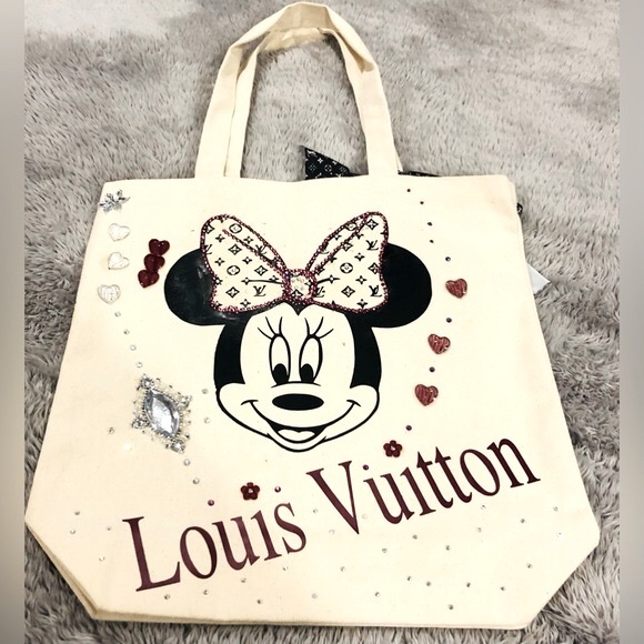 🌺DESIGNER INSPIRED HANDMADE TOTE BAG💞PLEASE READ DESCRIPTION🌺 - Picture 3 of 13